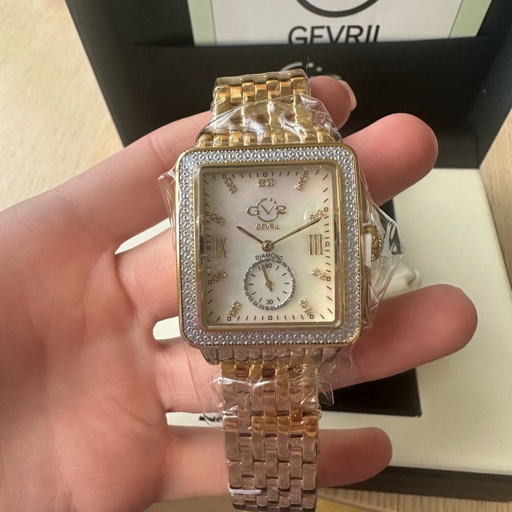 Gevril Gold and Silver Watch